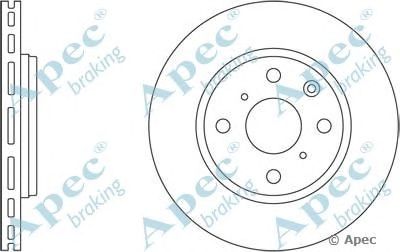 APEC BRAKING dsk2411 -  Тормозной диск
